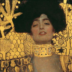 reproductie Judith and the head of Holofernes van Gustav Klimt